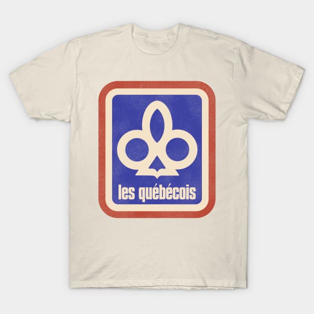 Defunct Les Quebecois De Montreal Lacrosse Team T-Shirt by Defunctland